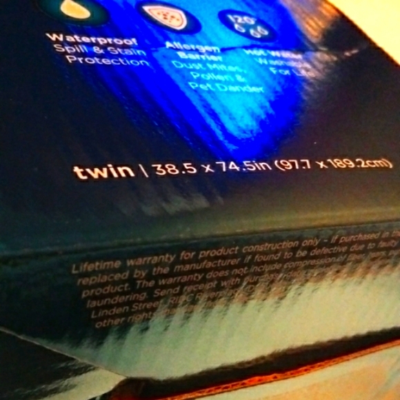 Twin Mattress Protector Waterproof Mattress Protector Allergen Mattress Cover - Picture 13 of 15